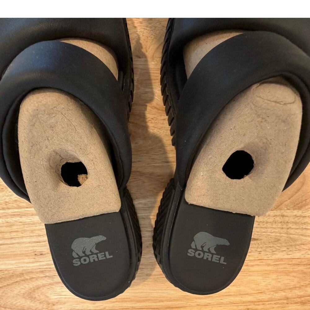 Sorel Ona Streetworks Slide Mid Sandal 8.5 Platform Rubber Sole Chunky NWT - Picture 3 of 7